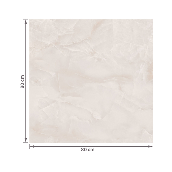 Porcelanato Marmorizado Polido Borda Reta Interno 80x80cm Dream Incesa - Imagem 2