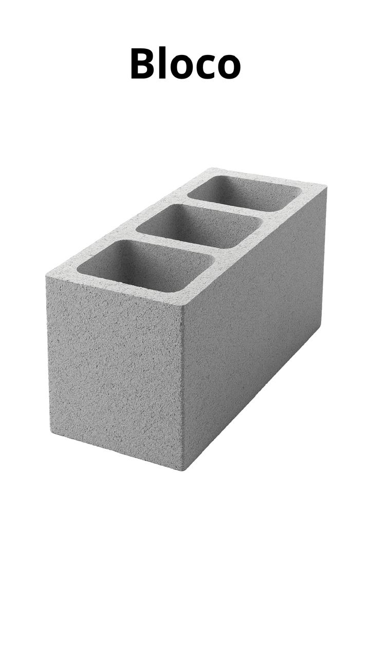 Bloco de Concreto 15cm – 3 Furos